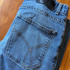 Calvin Klein Blue Jeans with Signature CK Stitching